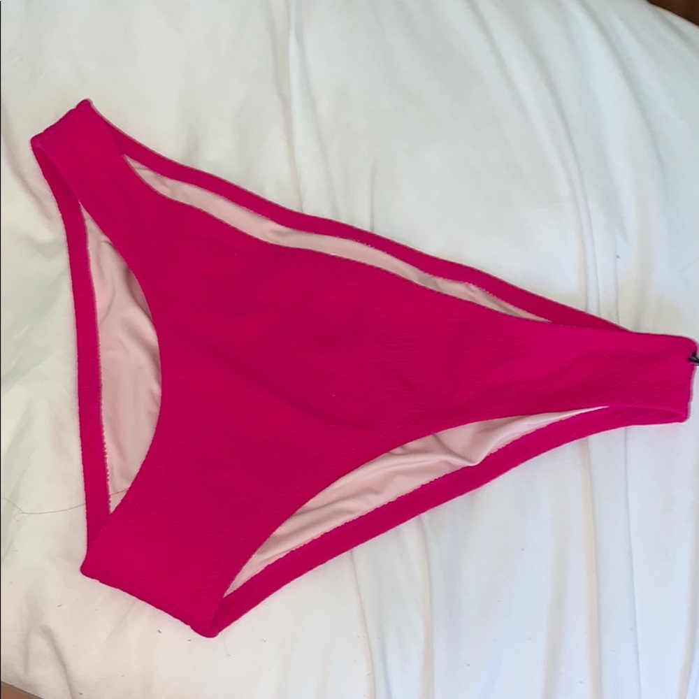 bright pink cheeky bikini bottoms